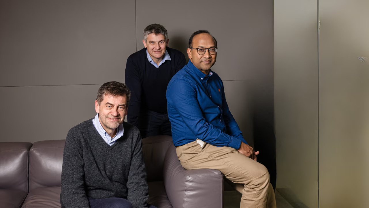 Professor Alex Yakovlev, Noel Hurley, CEO of Literal Labs and Professor Rishad Shafik